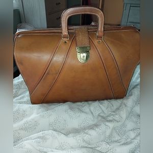 Vintage leather briefcase by Witt Custom Saddle